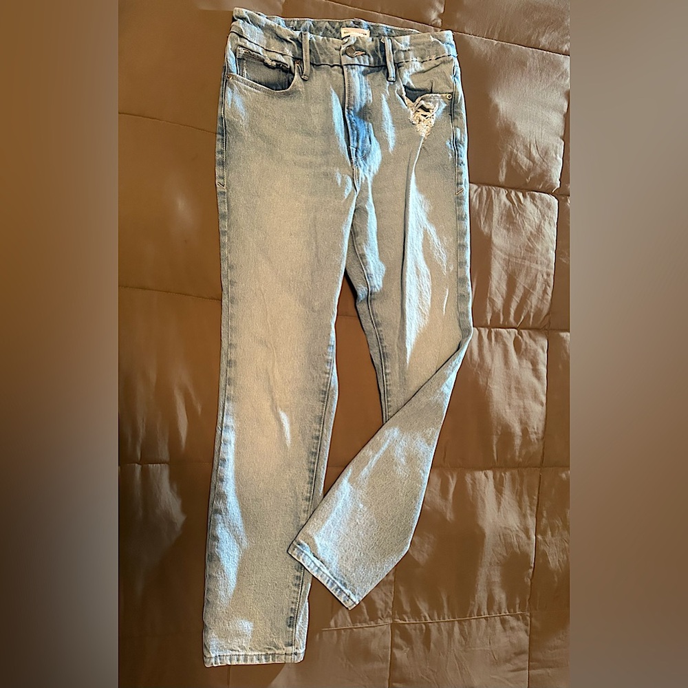 Light wash Good American jeans